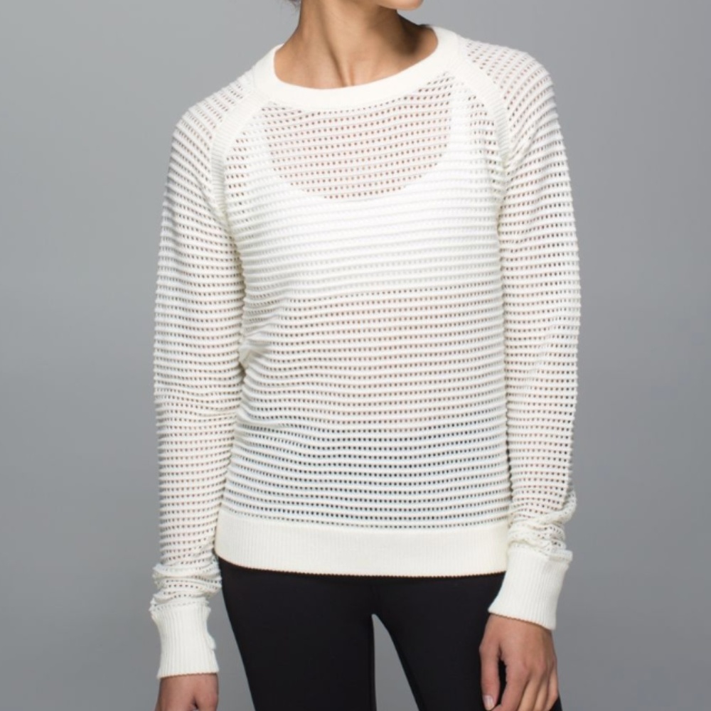 Lululemon Athletica | White Devi Crew Pointelle
